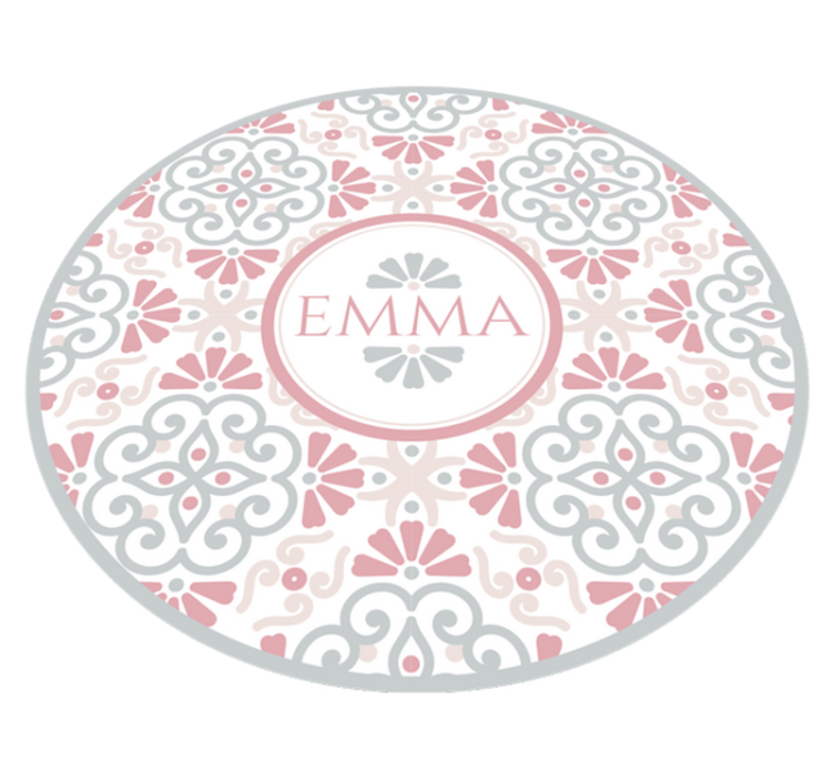 Personalized Mandala custom vinyl carpet - TenStickers