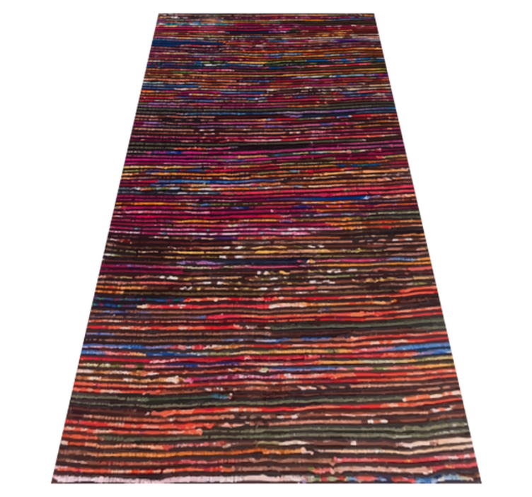 Abstract strips modern vinyl rug - TenStickers