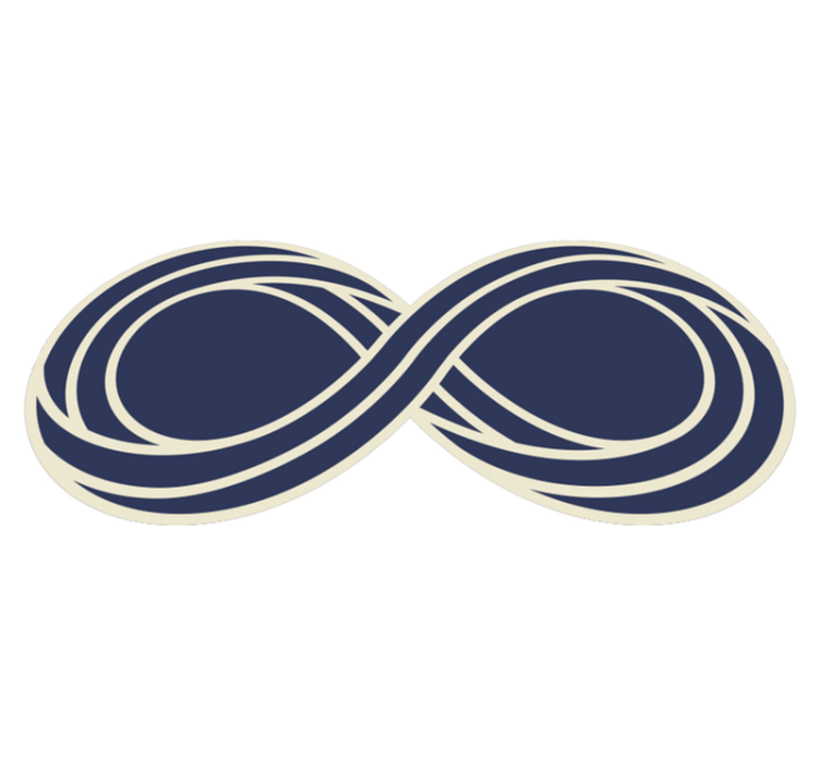 Infinity Symbol modern rug - TenStickers