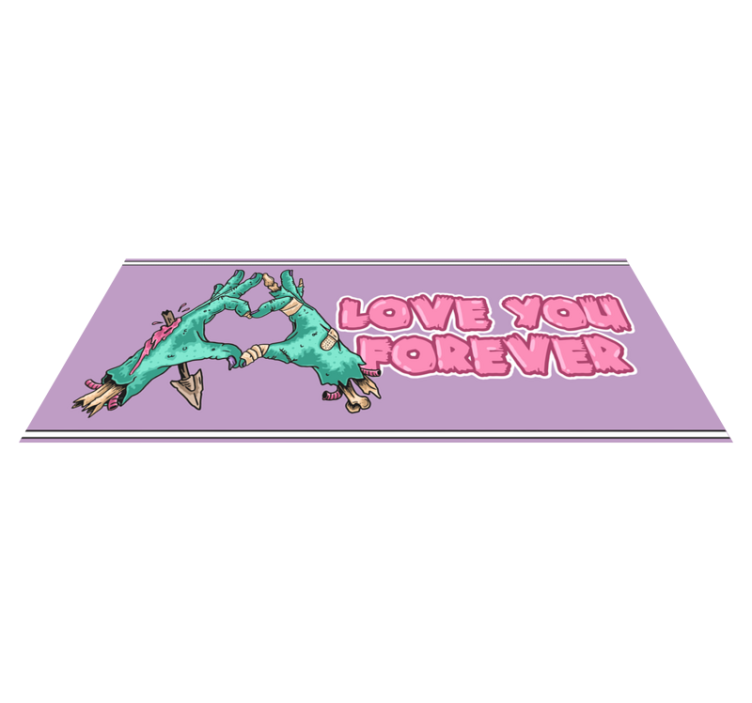 Affectionate Dinosaur Scene animal vinyl carpet - TenStickers