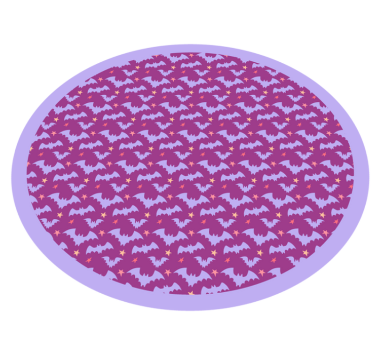 Halloween bat motif halloween vinyl carpet - TenStickers