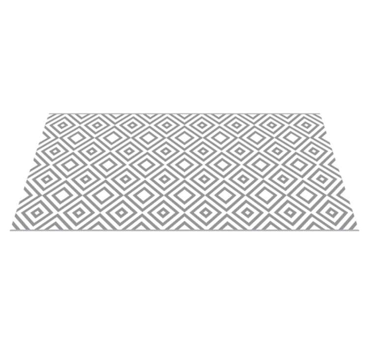 Diamond Patterned Design geometric vinyl carpet - TenStickers