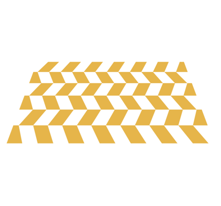 Geometric Herringbone striped vinyl carpet - TenStickers