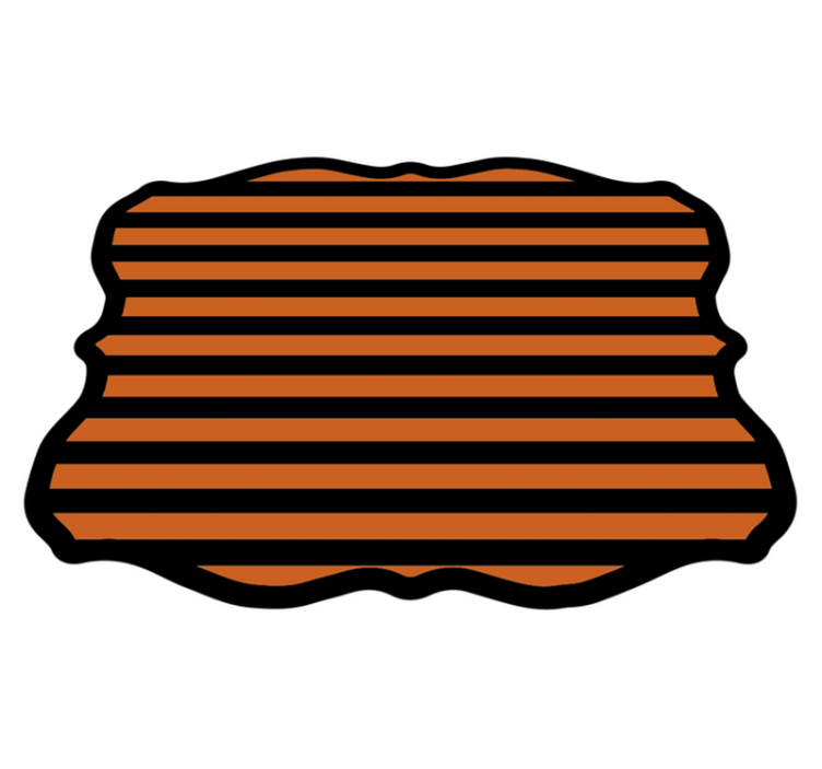 Halloween stripes halloween vinyl carpet - TenStickers