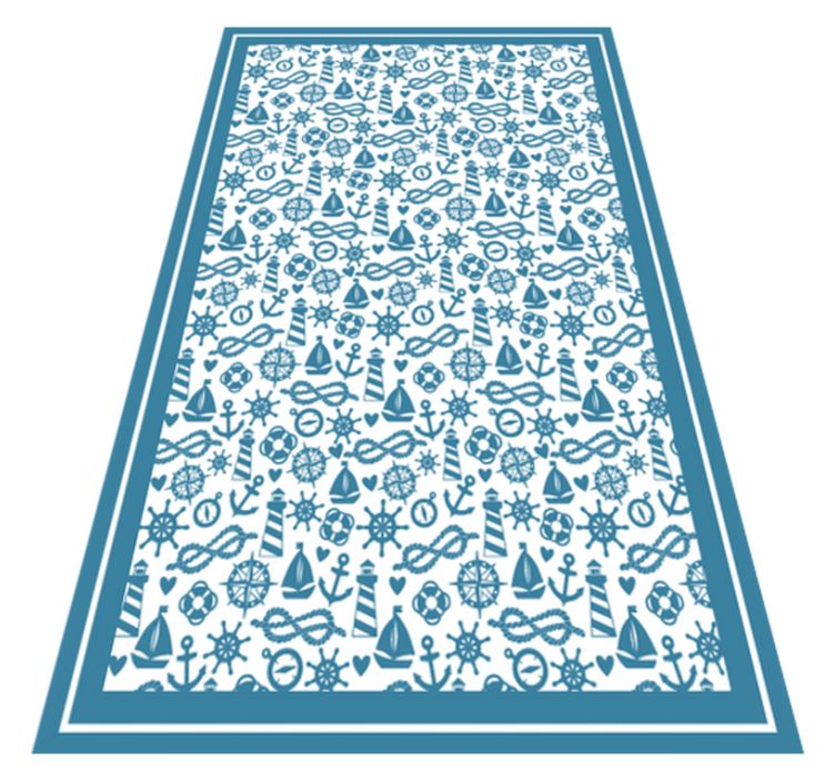 Nautical Playtime kids vinyl carpet - TenStickers
