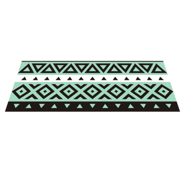 Geometric Gaming Path game vinyl carpet - TenStickers