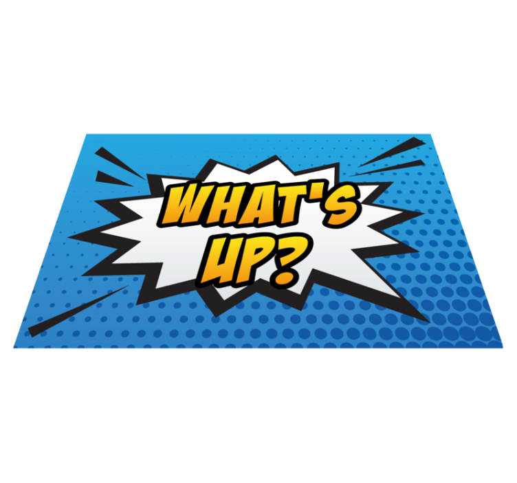 Comic Burst Expression game vinyl carpet - TenStickers