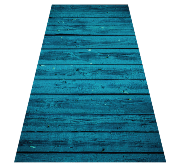 blue wood vinyl wooden flooring - TenStickers