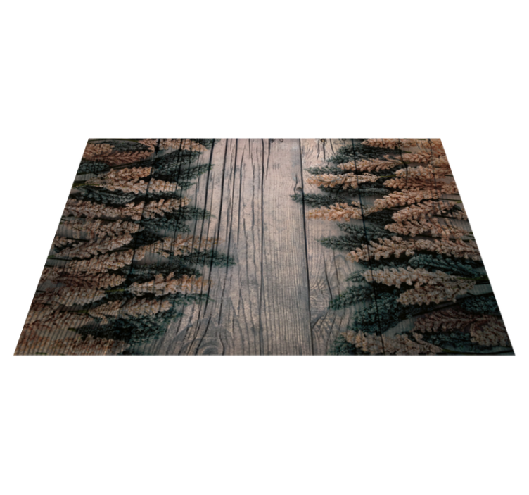 Wooden Texture Contrast wood effect vinyl carpet - TenStickers