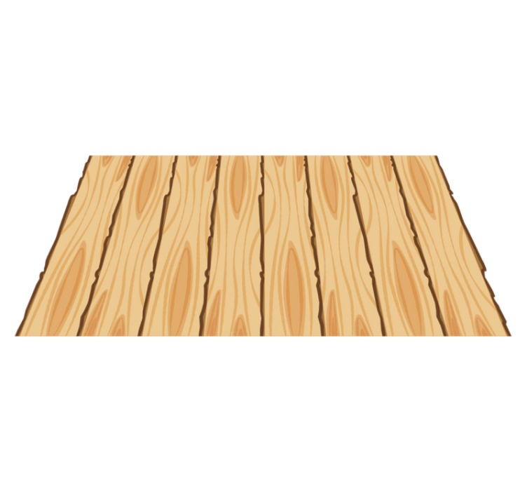 Wooden Stripes wood effect vinyl carpet - TenStickers