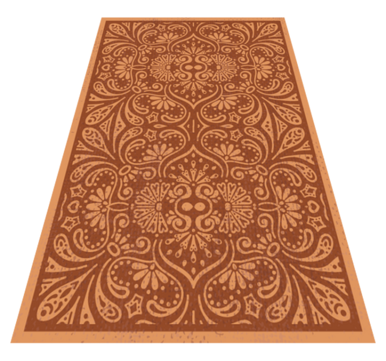 Mandala-Inspired Ornament kitchen vinyl carpet - TenStickers