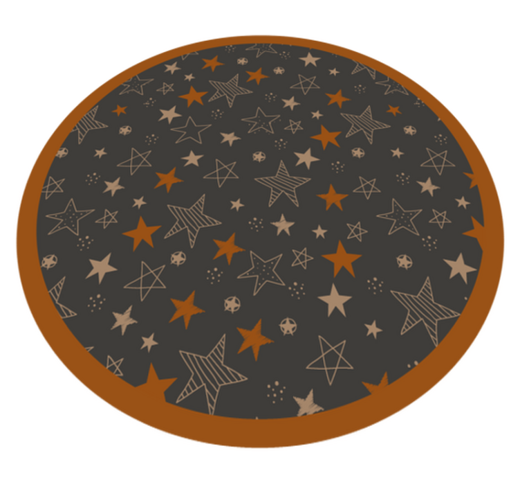 Celestial Motifs star vinyl carpet - TenStickers