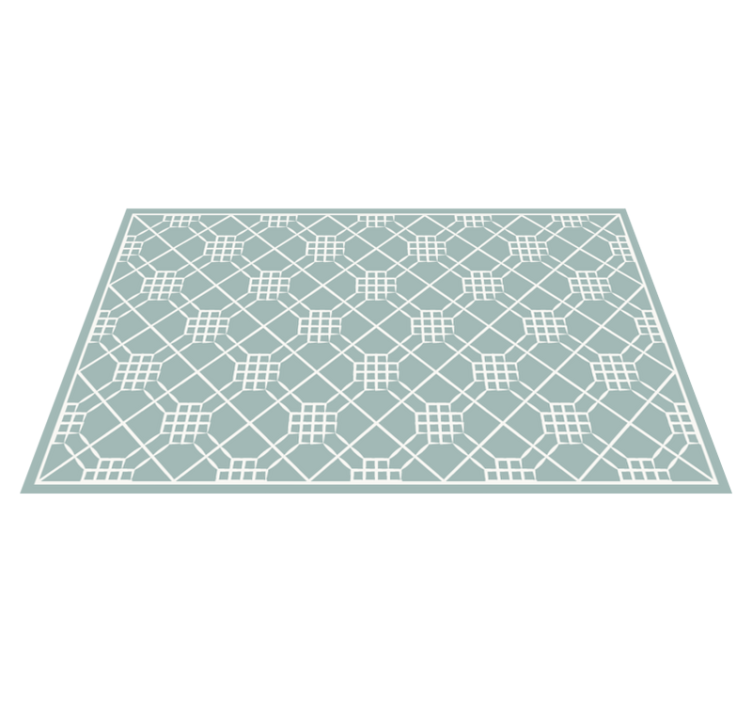 Tile vinyl carpet geometric tile symmetry - TenStickers