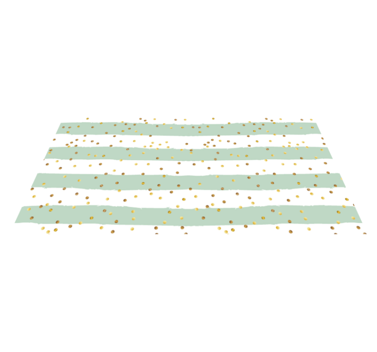 Lined Polka Dots striped vinyl carpet - TenStickers