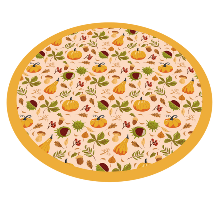 Autumn Harvest Theme nature vinyl carpet - TenStickers