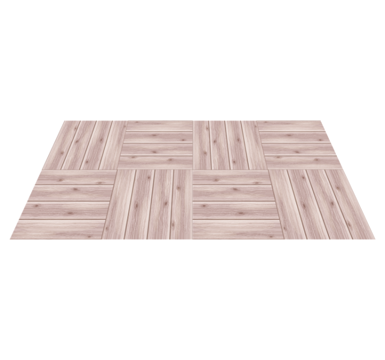 Wooden Planks Simulation wood effect vinyl carpet - TenStickers