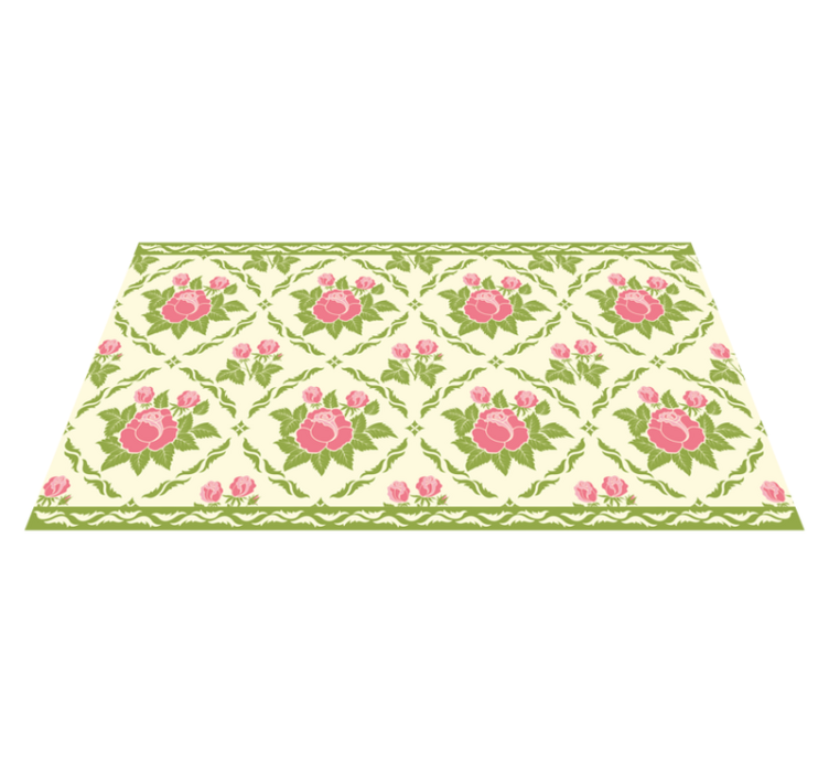 Rose Floral Arrangement floral vinyl carpet - TenStickers