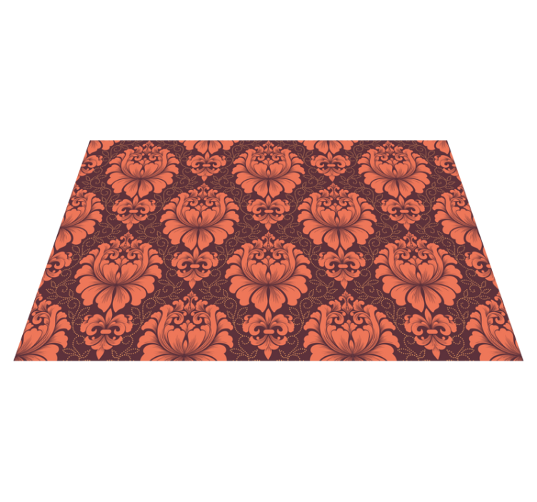 Ornate Symmetry mandala vinyl carpet - TenStickers