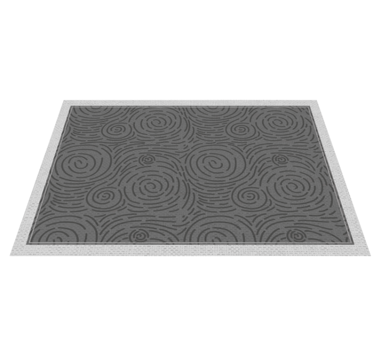 Grey Swirls texture vinyl carpet - TenStickers