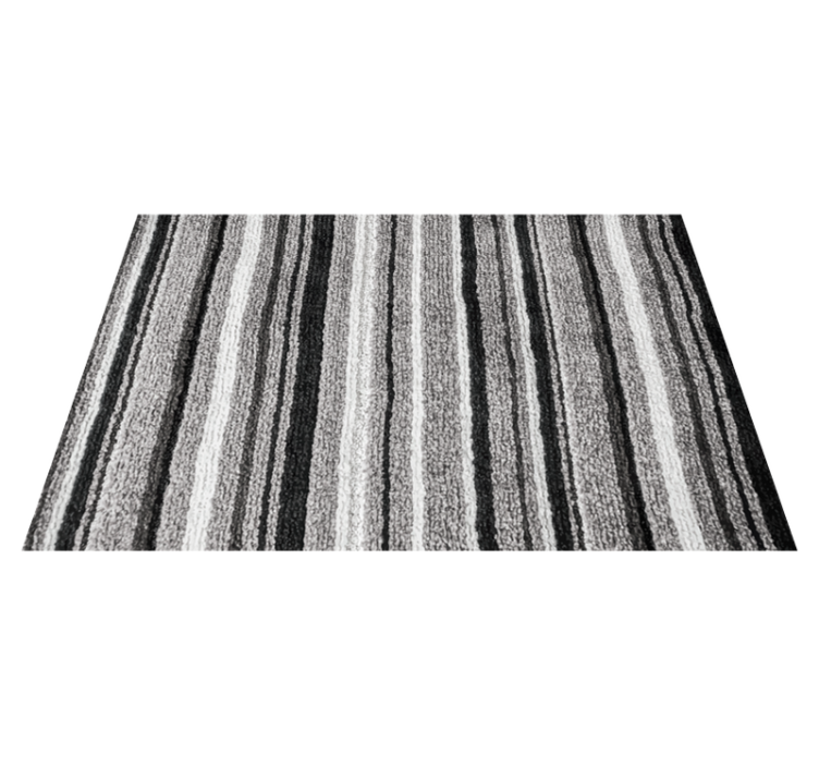 Striped vinyl carpet with striped textured surface - TenStickers