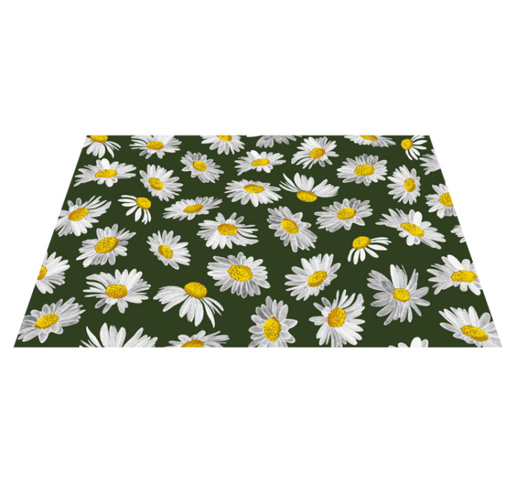 Daisy Delight floral vinyl carpet - TenStickers