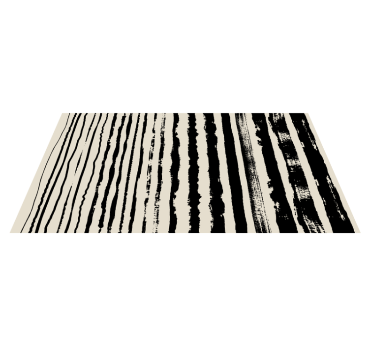 Abstract Monochrome kitchen vinyl carpet - TenStickers