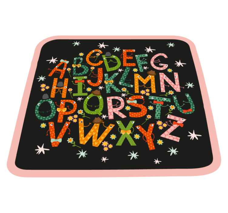 Alphabet vinyl carpet alphabet magic - TenStickers