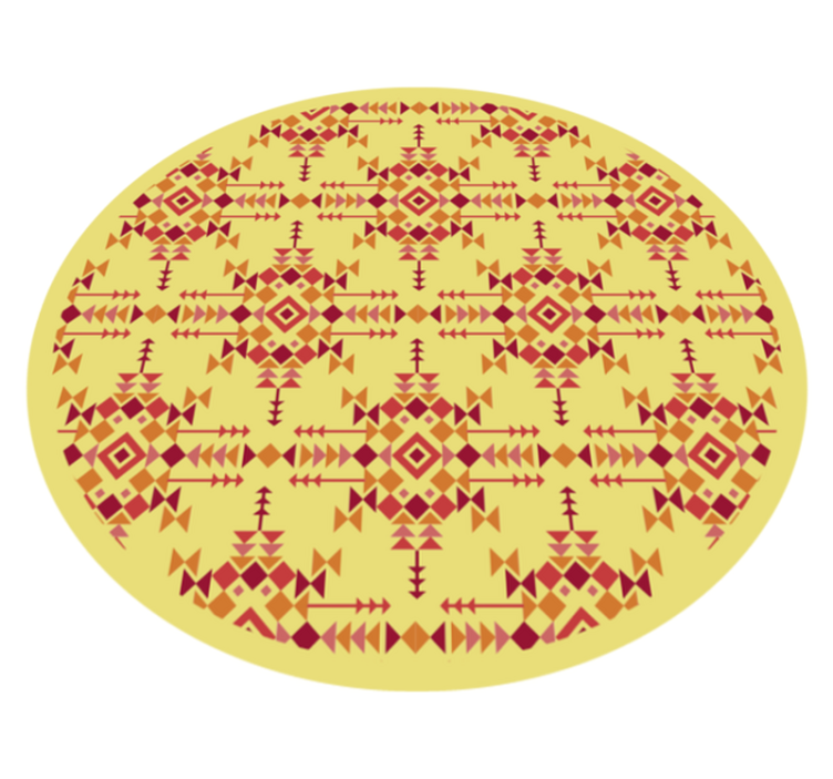 Cultural Balance ethnic vinyl carpet - TenStickers