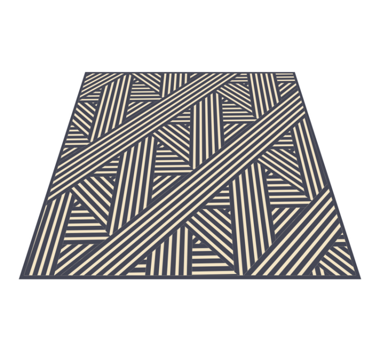 Angular Geometry geometric vinyl carpet - TenStickers