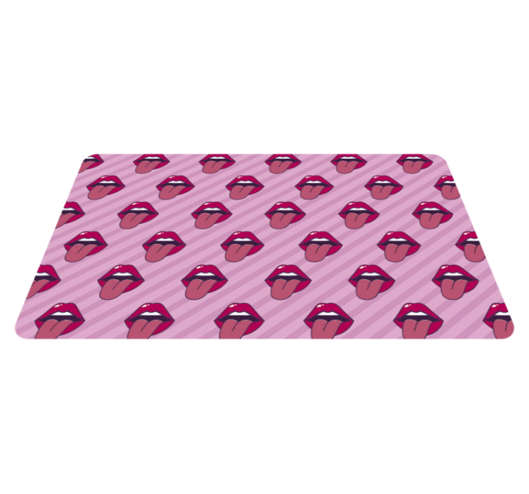 Mouths Pattern kids vinyl carpet - TenStickers