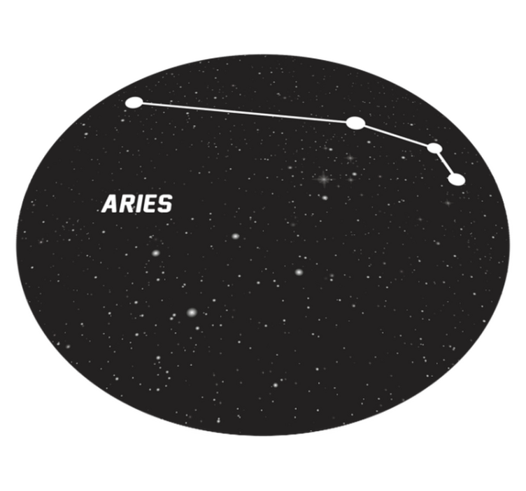 Aries Constellation star vinyl carpet - TenStickers