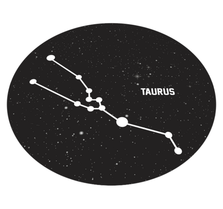 Taurus Constellation star vinyl carpet - TenStickers