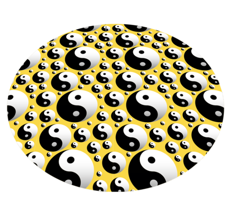 Yin Yang Harmony game vinyl carpet - TenStickers