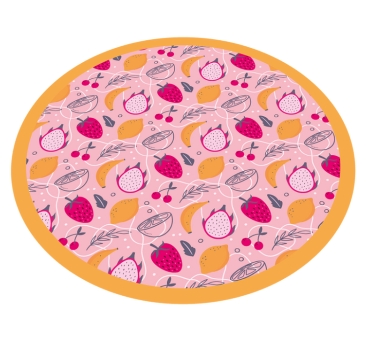 Fruity Delight animal vinyl carpet - TenStickers