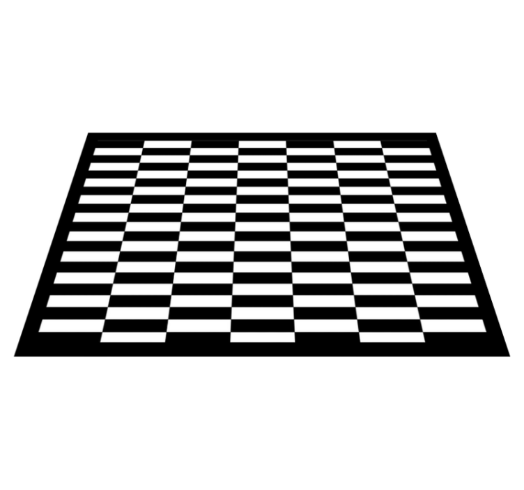 Classic Checkerboard striped vinyl carpet - TenStickers