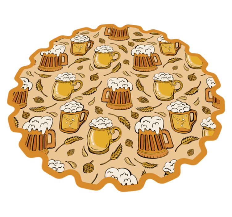 BEER FESTIVAL event vinyl carpet - TenStickers