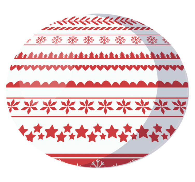 Festive Seasonal Motif Christmas vinyl carpet - TenStickers