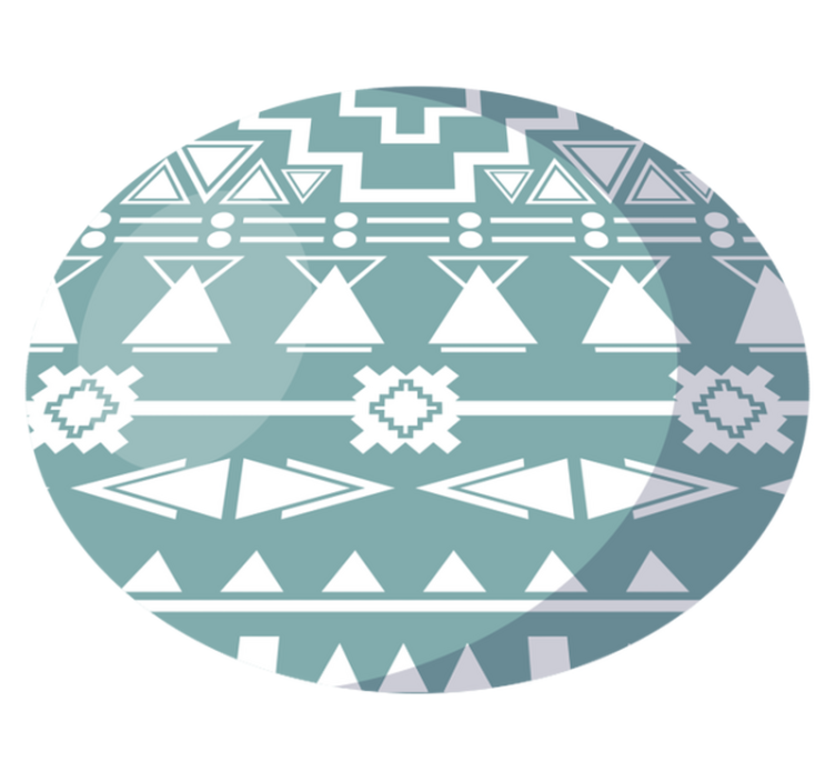 Tribal Geometrics geometric vinyl carpet - TenStickers