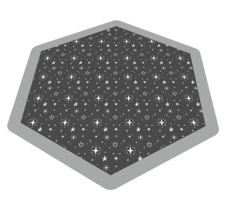 Celestial Pattern star vinyl carpet - TenStickers
