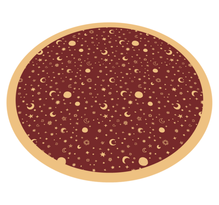 Celestial Play Area nursery vinyl carpet - TenStickers