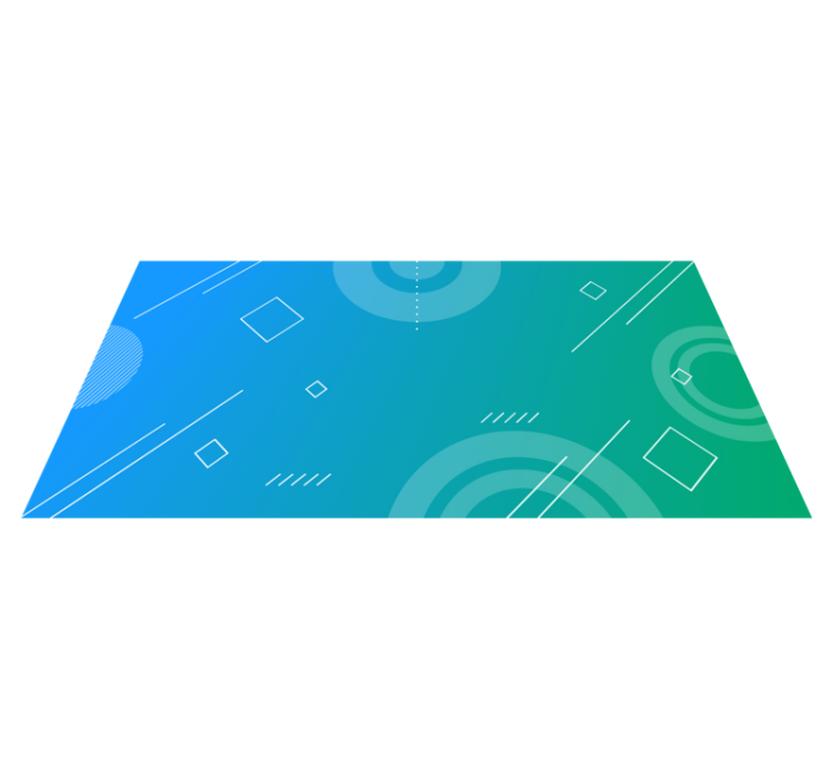 Geometric vinyl carpet abstract geometric gradient - TenStickers