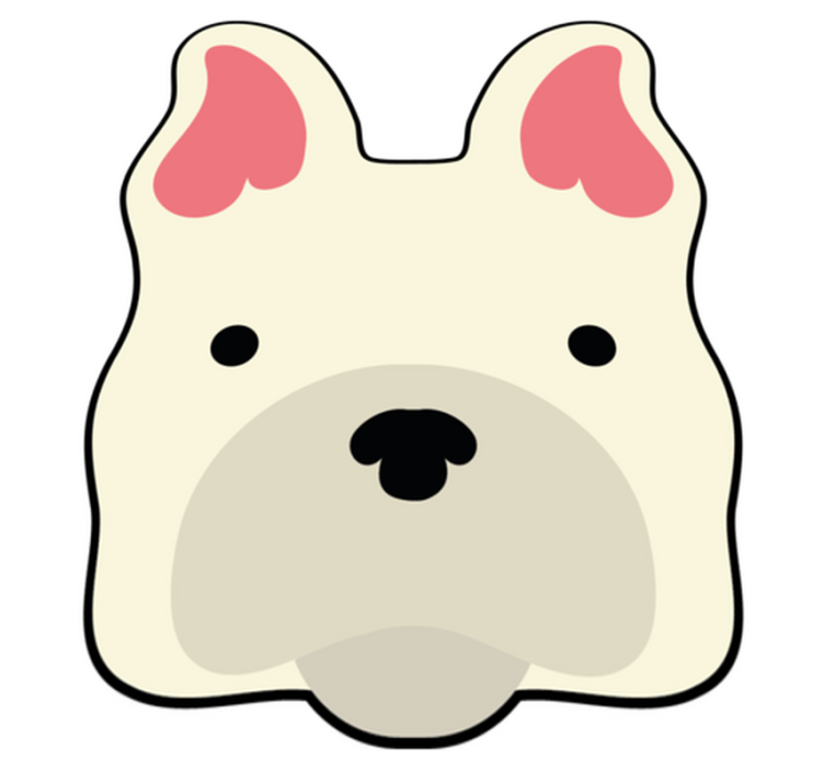 Cute Canine Decor animal vinyl carpet - TenStickers