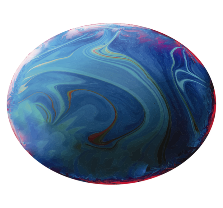 Swirling Marbled kids vinyl carpet - TenStickers