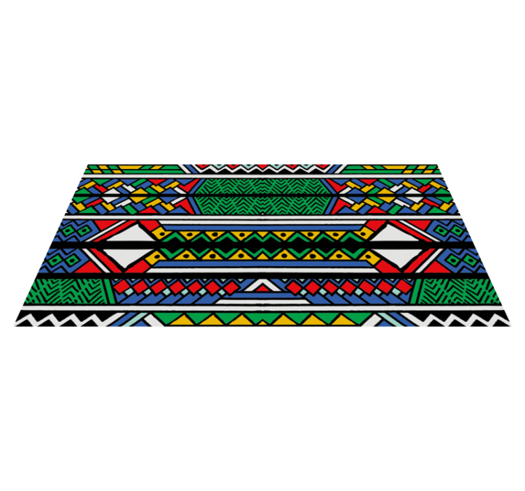 Ethnic vinyl carpet ethnic patterned tapestry - TenStickers