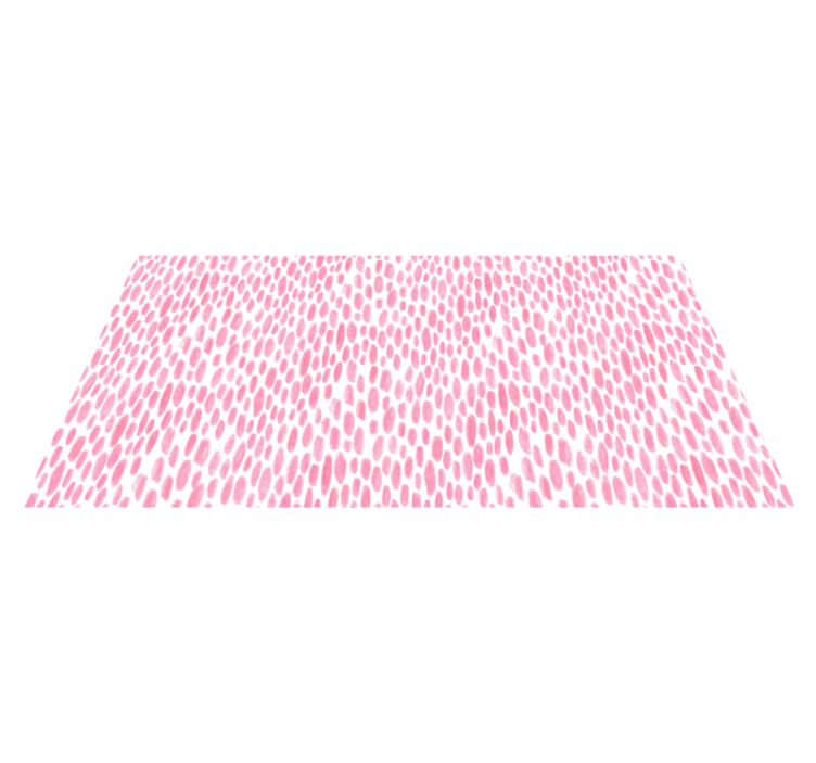 Pink Watercolor Dots teen vinyl carpet - TenStickers