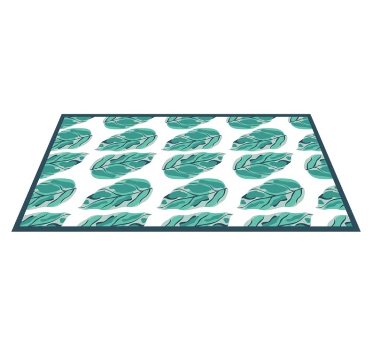 Leafy Botanical floral vinyl carpet - TenStickers