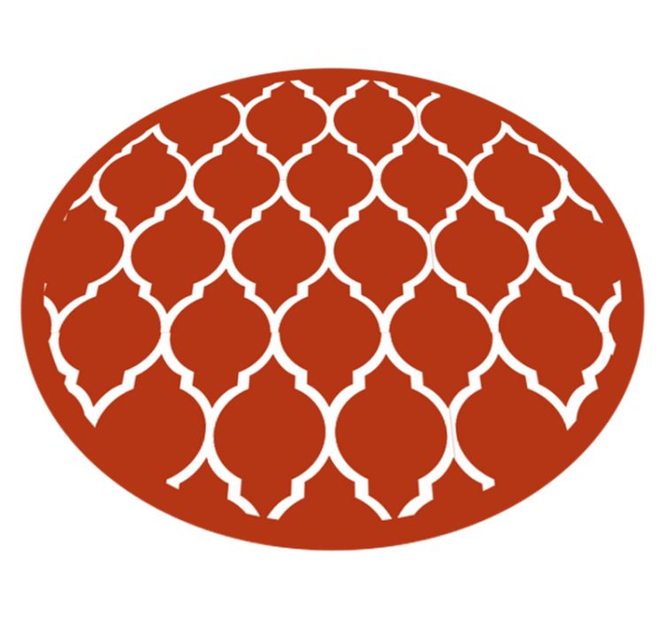 Geometric Lattice geometric vinyl carpet - TenStickers