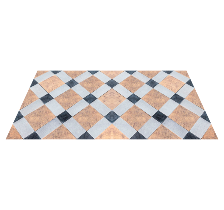 Checkerboard Flooring tile vinyl carpet - TenStickers