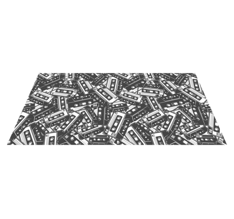 Cassette Tangle game vinyl carpet - TenStickers