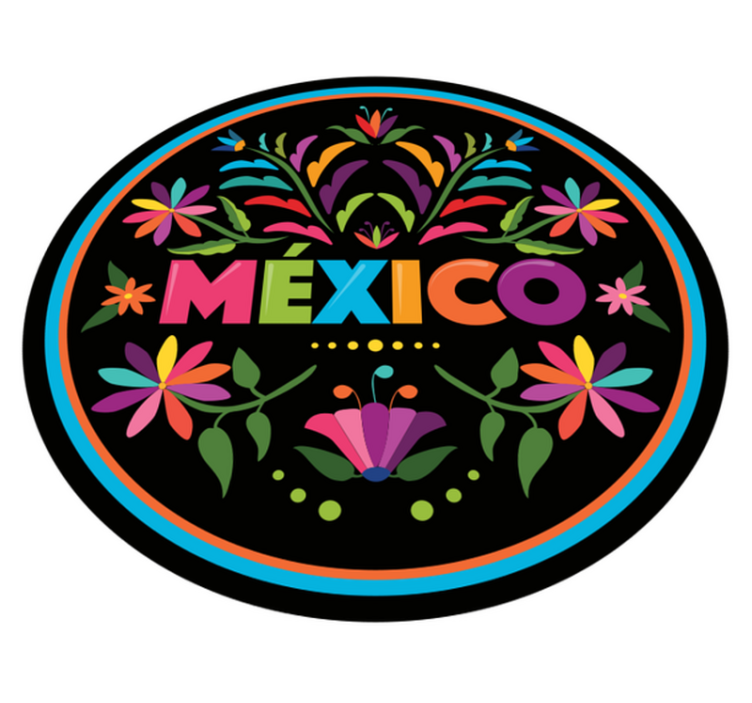 Mexican Folklore ethnic vinyl carpet - TenStickers